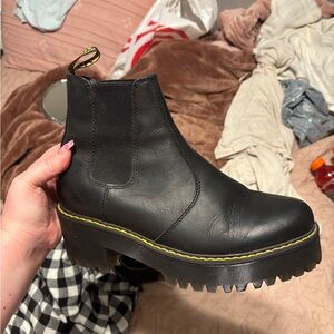 Black Leather Chelsea Boots